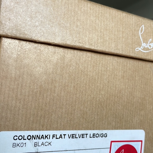 NWT⭐️CHRISTIAN LOUBOUTIN⭐️Velvet Jacquard Colonnaki Leopard Flat Loafers - Picture 7 of 7